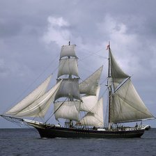 Схема вышивки «парусник 2»