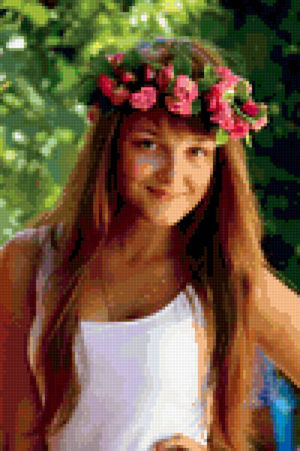 девушка -лето - девушка - предпросмотр