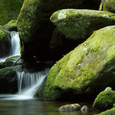 Схема вышивки «водопад»