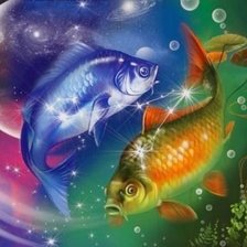 Схема вышивки «РЫБЫ»