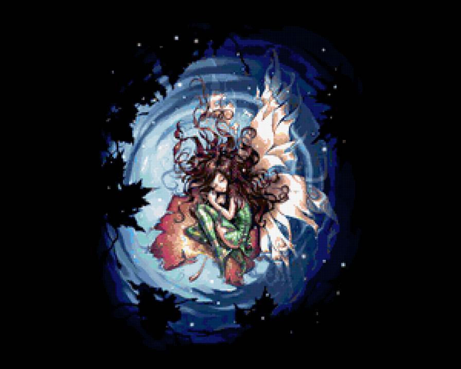 №408987 - феи, девушка, фэнтези, живопись, эльфы - предпросмотр