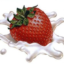 Схема вышивки «Клубничка»