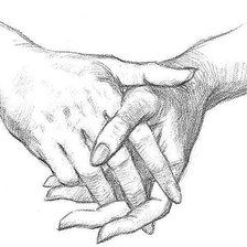 Схема вышивки «руки»