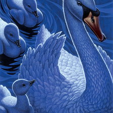 Схема вышивки «худ.r .cowdrey»