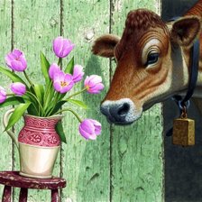 Схема вышивки «худ.r .cowdrey»