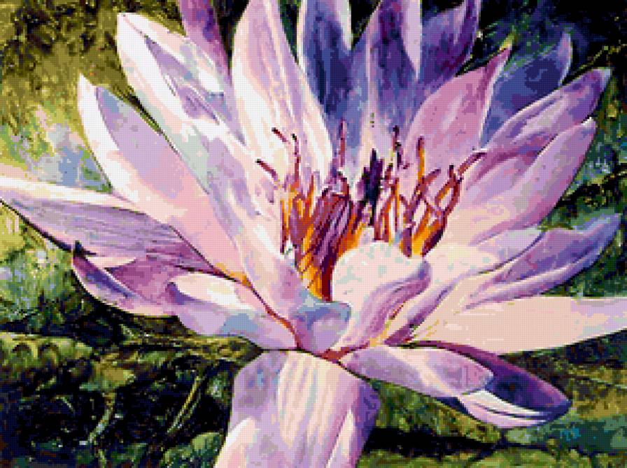 Серия "Букет" - цветы, букет, лотос - предпросмотр