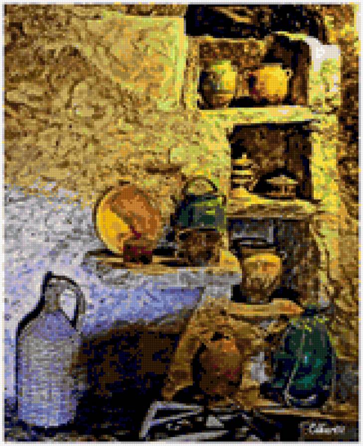 Натюрморт - посуда, кухня, натюрморт - предпросмотр