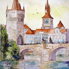 Схема вышивки «Прага»