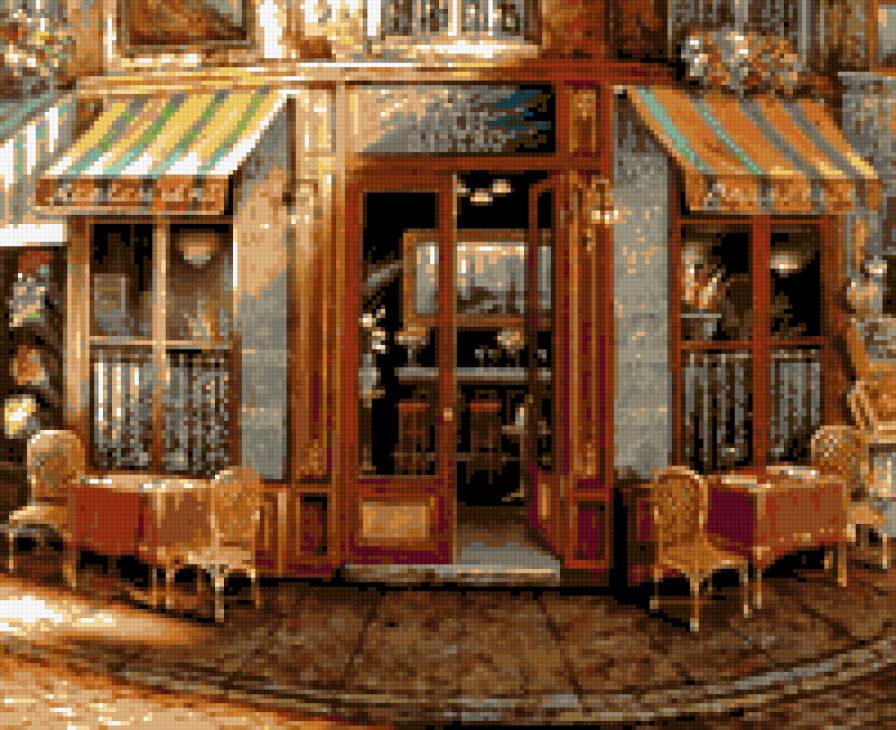 Old cafe - предпросмотр