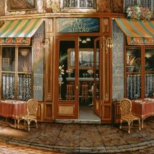 Схема вышивки «Old cafe»