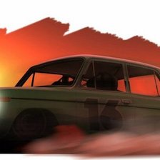 Схема вышивки «Авто ралли»