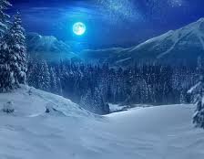 Схема вышивки «зима»