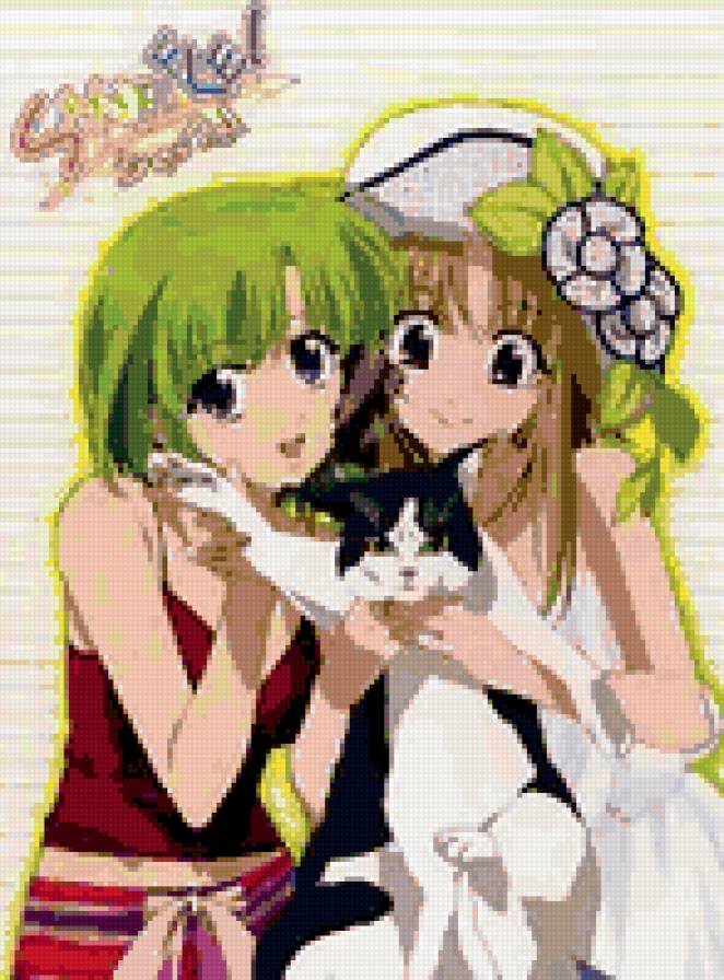 подруги - киса, аниме, девушка - предпросмотр