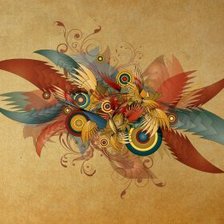 Схема вышивки «абстракция»