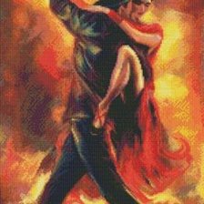 Схема вышивки «Танго»