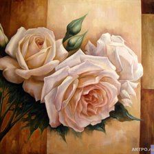 Схема вышивки «розы»