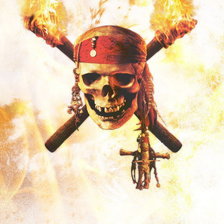 Схема вышивки «череп»