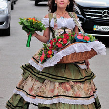 Схема вышивки «цветочница»