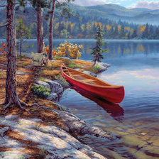 Схема вышивки «летний пейзаж»