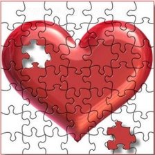 Схема вышивки «сердце»