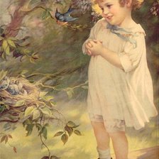 Схема вышивки «Ласточкино гнездо»