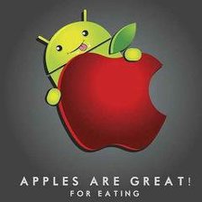 Схема вышивки «Android»