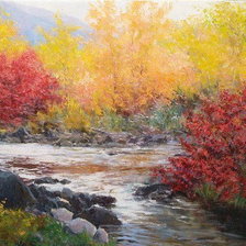 Схема вышивки «Золотая осень»