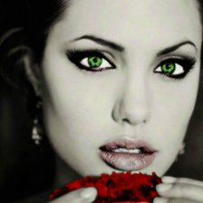 Схема вышивки «Angelina Jolie»