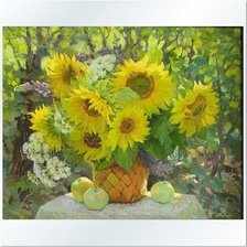 Схема вышивки «солнечный натюрморт..»