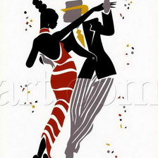 Схема вышивки «Танец»