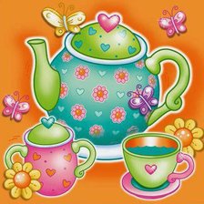 Схема вышивки «чайник»