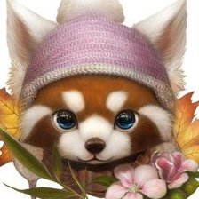 Схема вышивки «енотик»