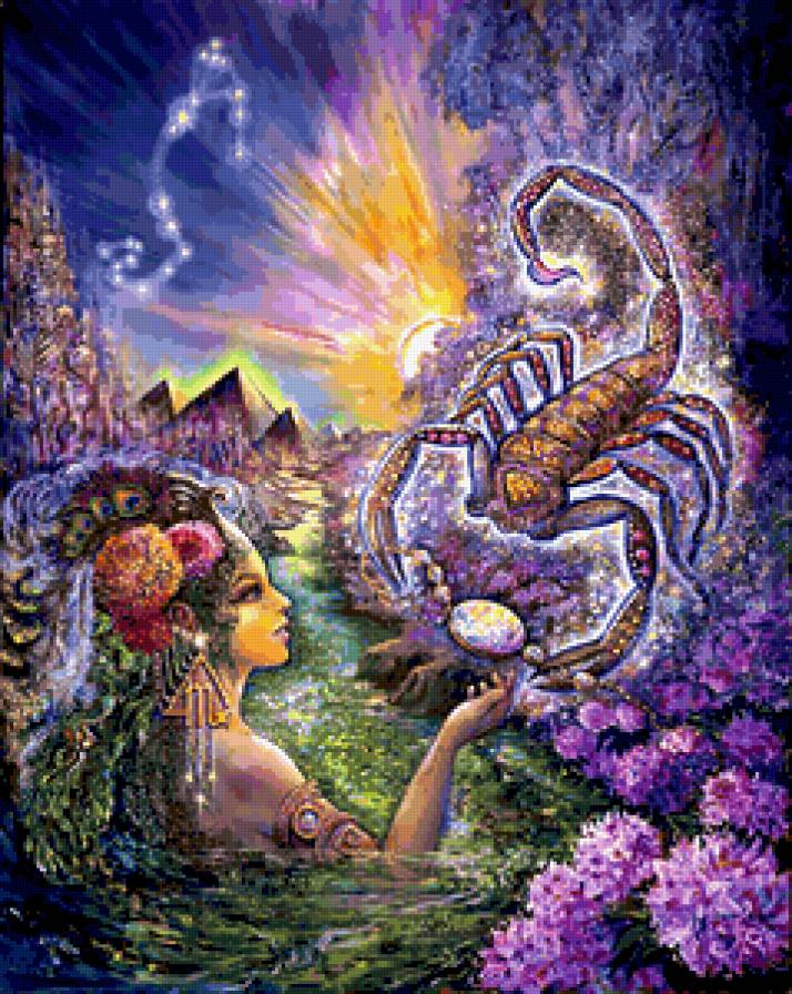 Скорпион, Жозефина Уолл - скорпион, знаки зодиака - предпросмотр