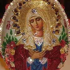 Схема вышивки «икона" Умиление"»