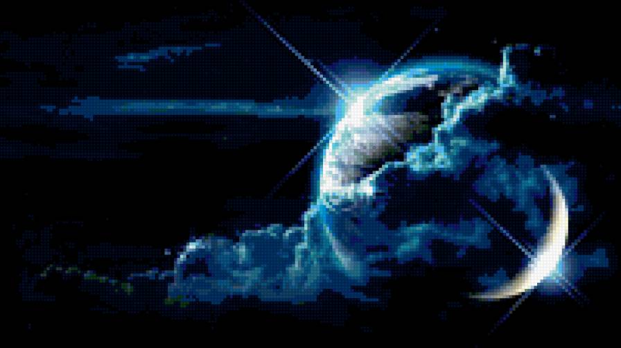 Галактика - красота, синий, галактика - предпросмотр