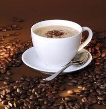 Схема вышивки «кофе»