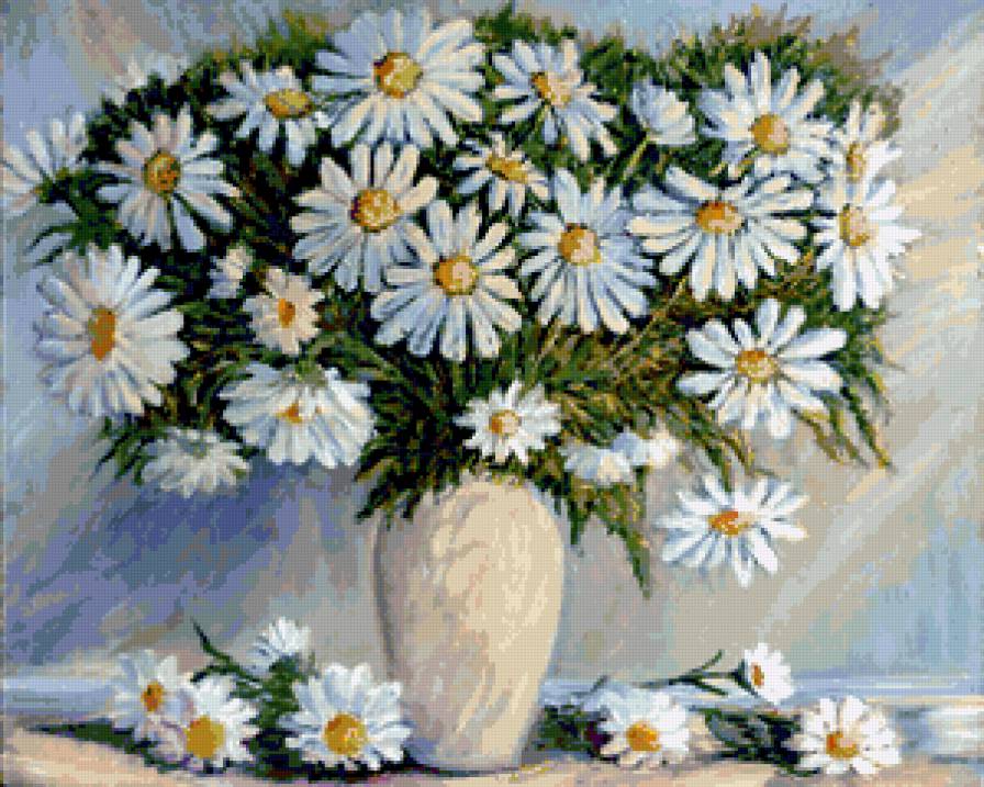 Серия "Букет" - ромашки, цветы, букет - предпросмотр