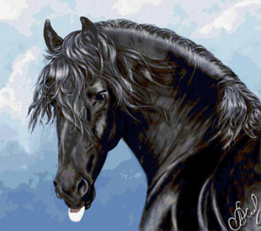 Серия "Кони" - лошади, кони, животные - предпросмотр