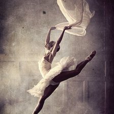 Схема вышивки «Балерина»