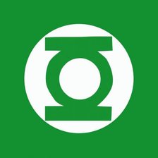 Схема вышивки «Зеленый фонарь»