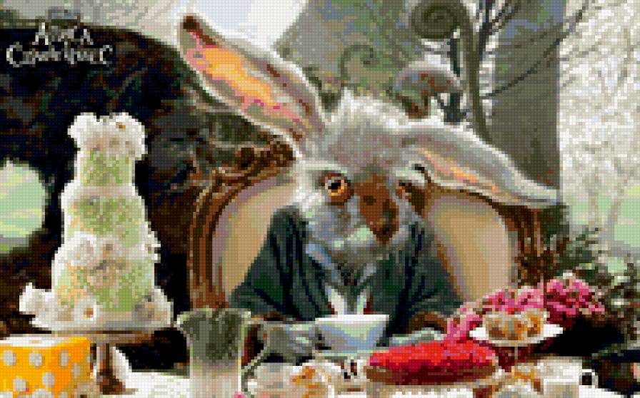 №412000 - алиса в стране чудес. фентези. тим бартон. зайцы. зайчики. - предпросмотр