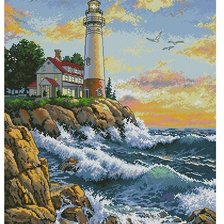 Схема вышивки «маяк»