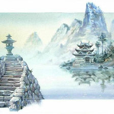 Схема вышивки «Пагода»