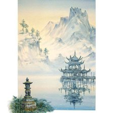 Схема вышивки «Пагода»