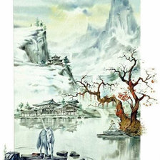 Схема вышивки «Пагода»