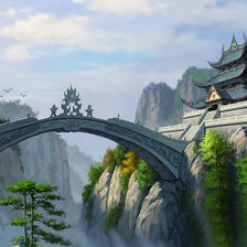 Схема вышивки «Горная пагода»