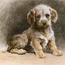 Схема вышивки «щеночек»