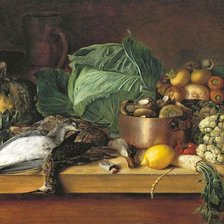 Схема вышивки «Натюрморт с дичью»