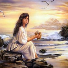 на берегу моря