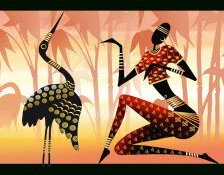 Схема вышивки «африканские мотивы»